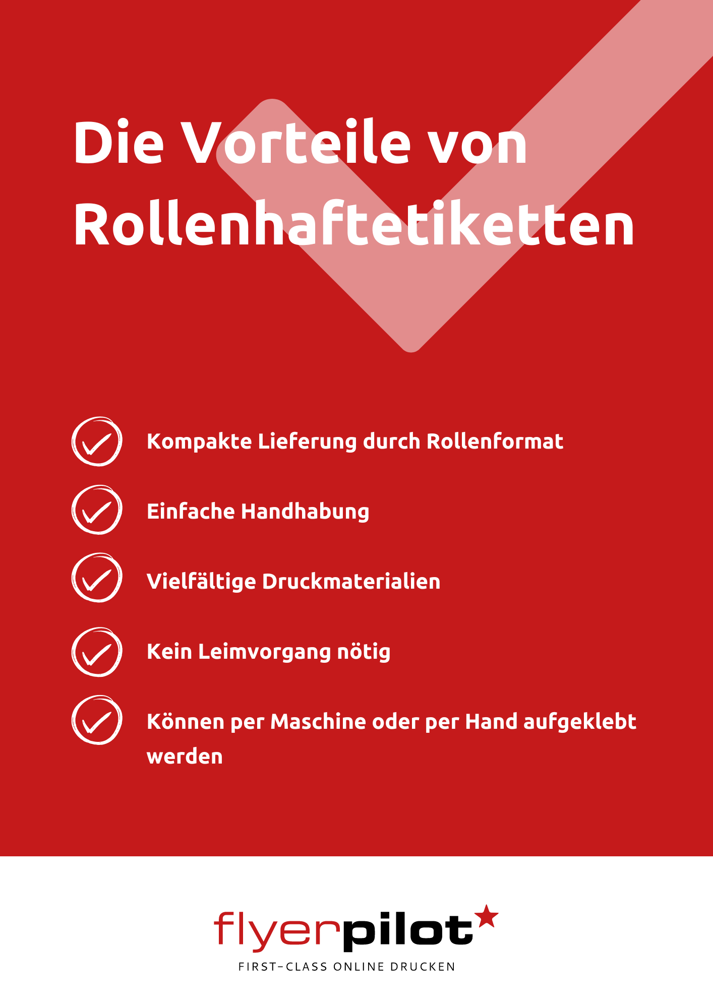 Infografik:Vorteile Rollenhaftetiketten